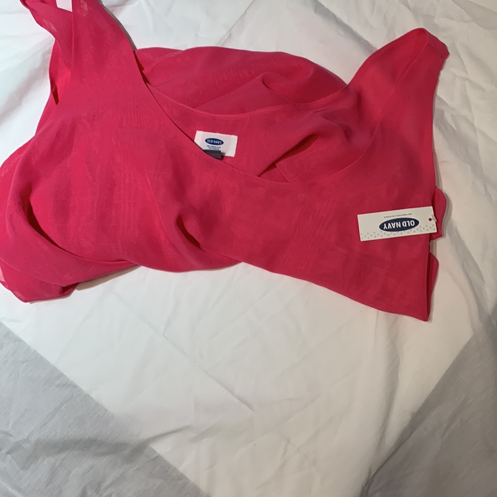 Old navy plus size sheer blouse